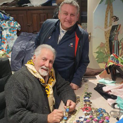 Le créateur de mode Claude Roustit sur le devant de la scène